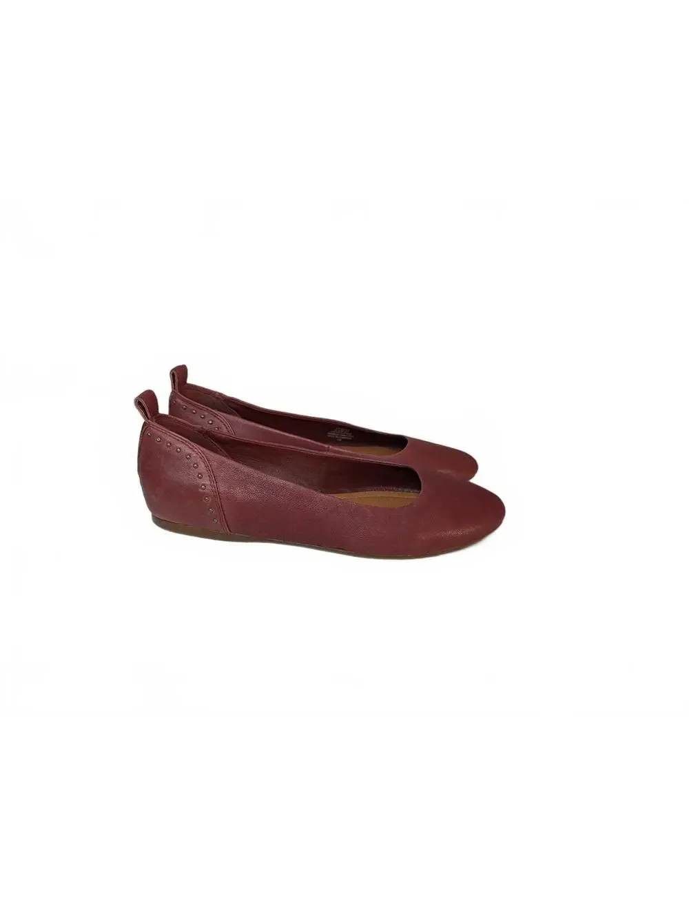 Lucky‎ Brand Cayna Ballet Flats Burgundy Leather Size 6.5